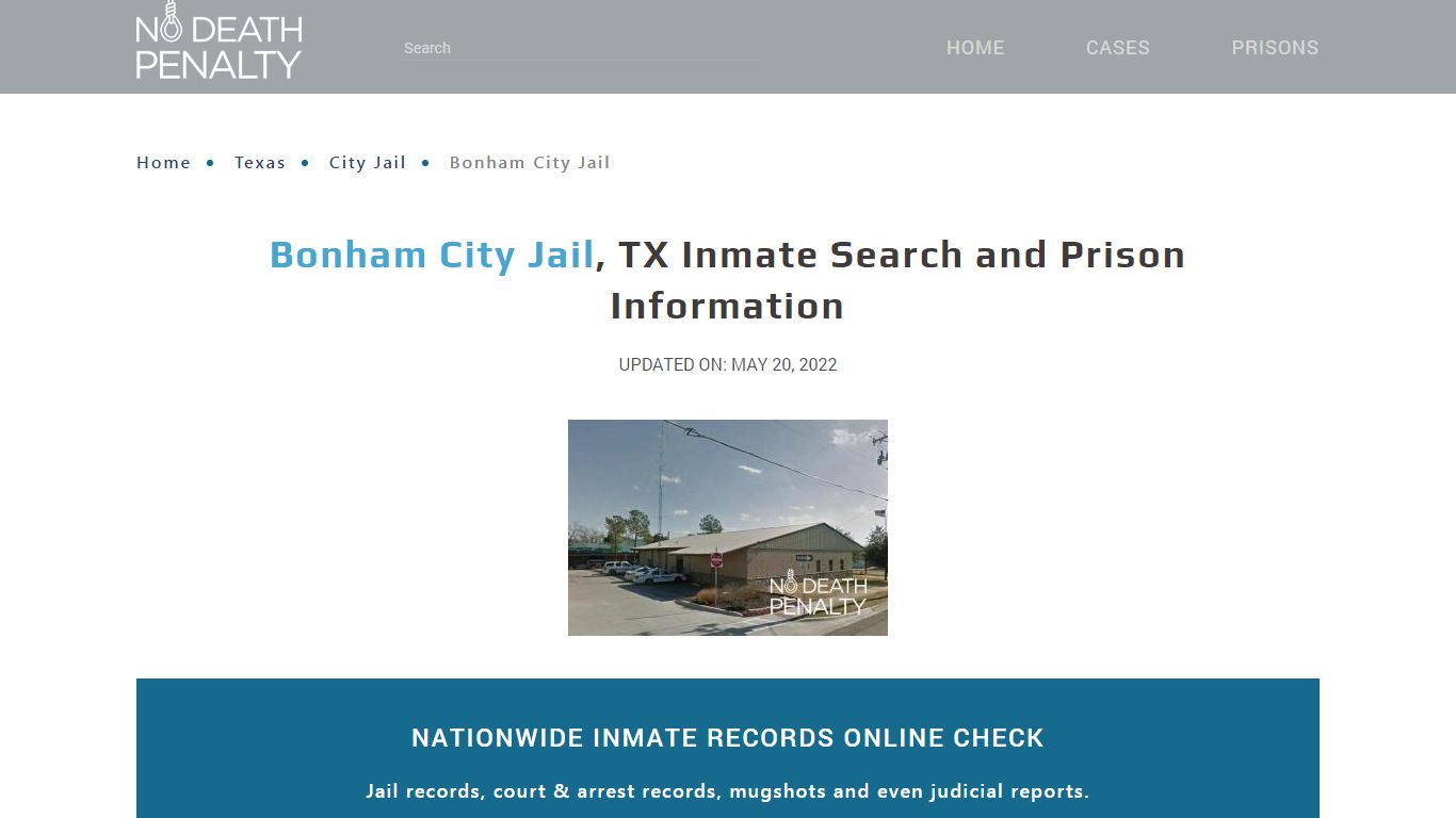 Bonham City Jail, TX Inmate Search, Visitation, Phone no ...